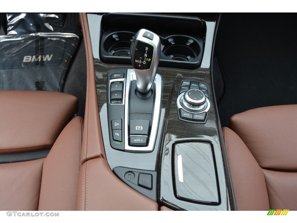 2013 5 Series 535i xDrive Sedan - Dark Graphite Metallic II / Cinnamon Brown photo #16