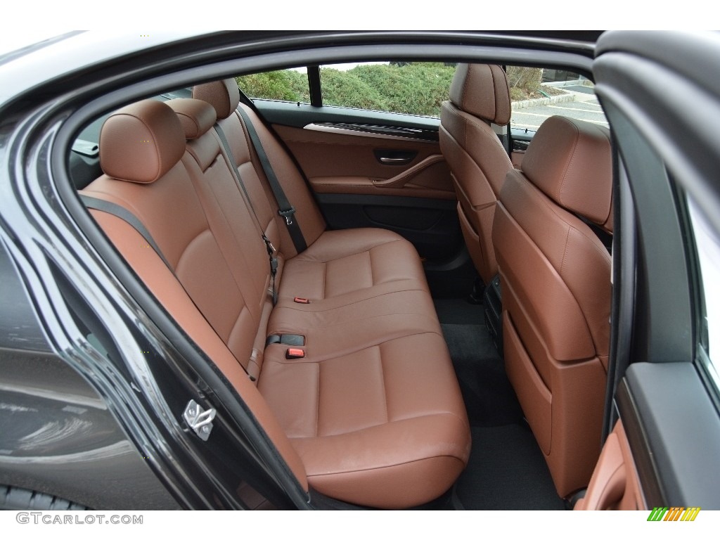 2013 5 Series 535i xDrive Sedan - Dark Graphite Metallic II / Cinnamon Brown photo #23