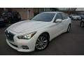 Moonlight White - Q 50 3.7 AWD Premium Photo No. 1