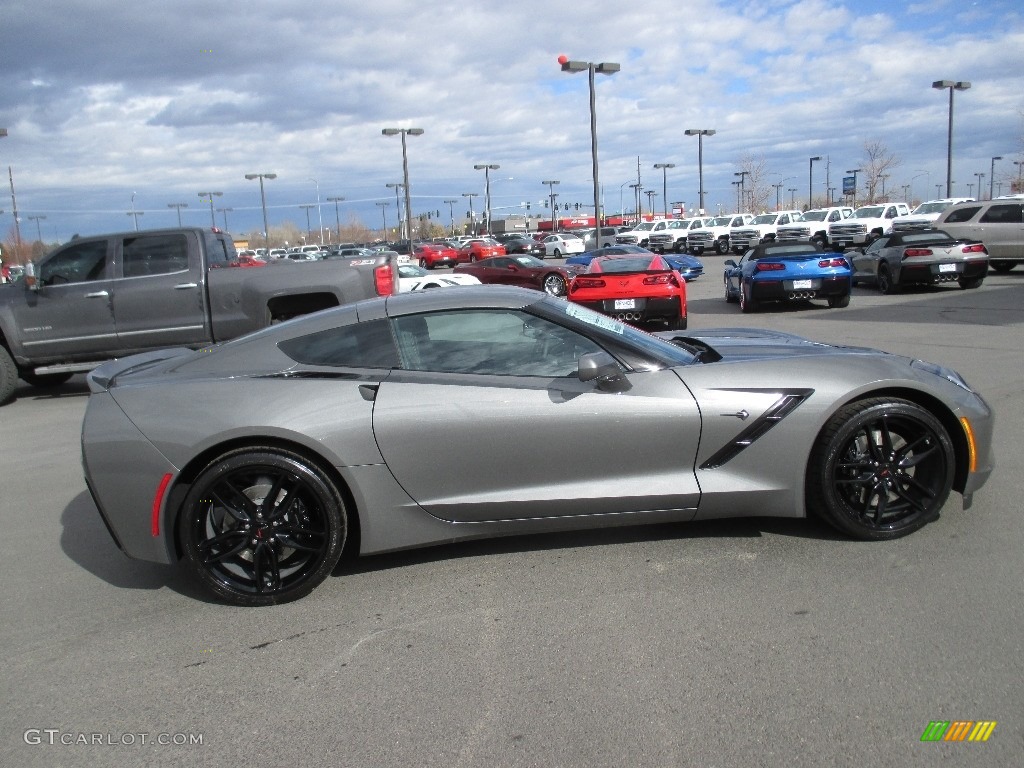 Shark Gray Metallic 2016 Chevrolet Corvette Stingray Coupe Exterior Photo #110936196