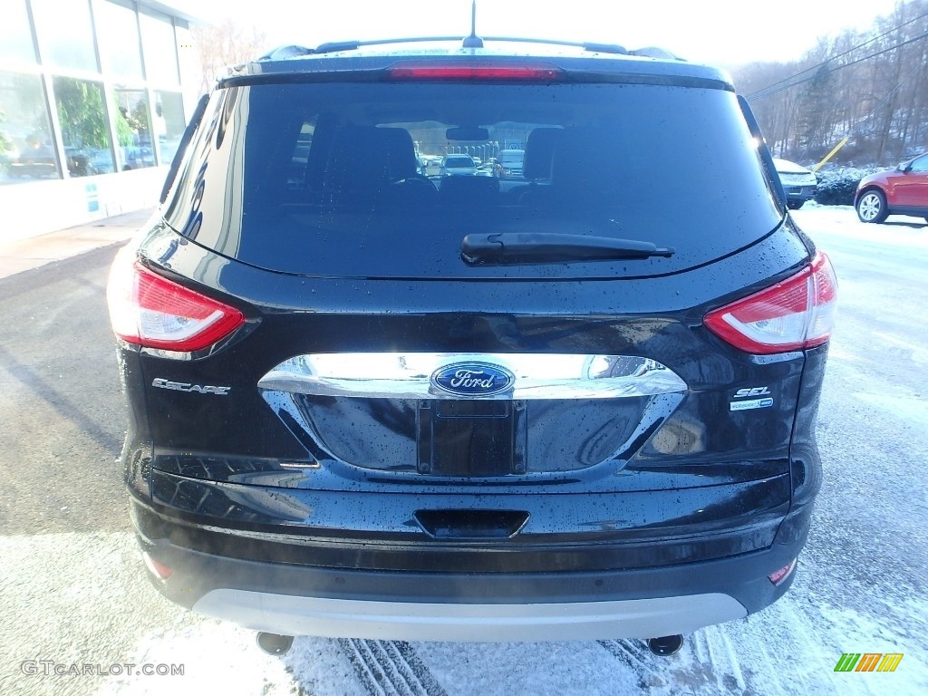 2013 Escape SEL 1.6L EcoBoost 4WD - Tuxedo Black Metallic / Charcoal Black photo #6