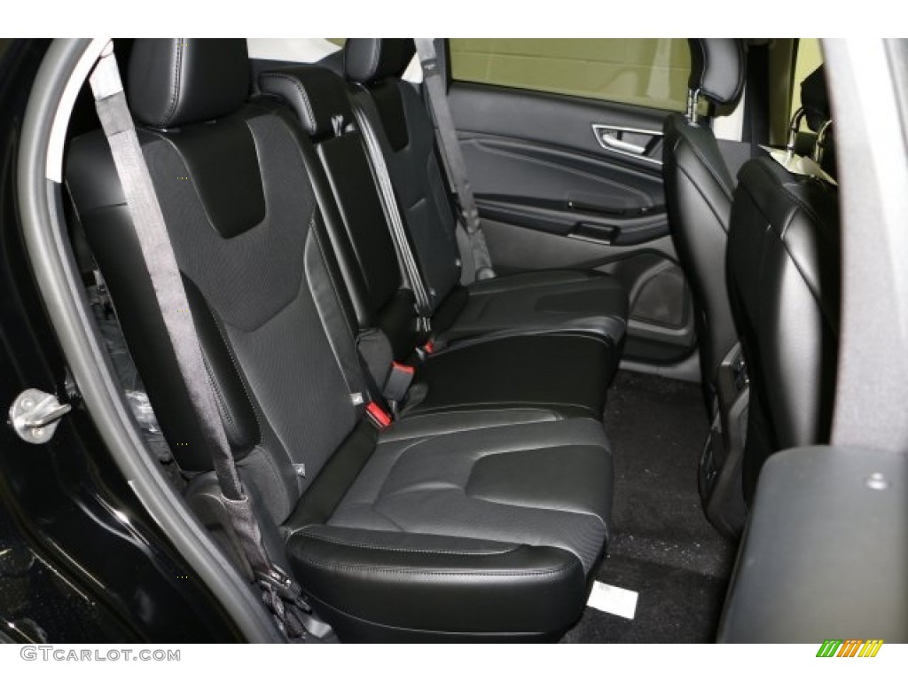 Ebony Interior 2016 Ford Edge Titanium AWD Photo #110940930