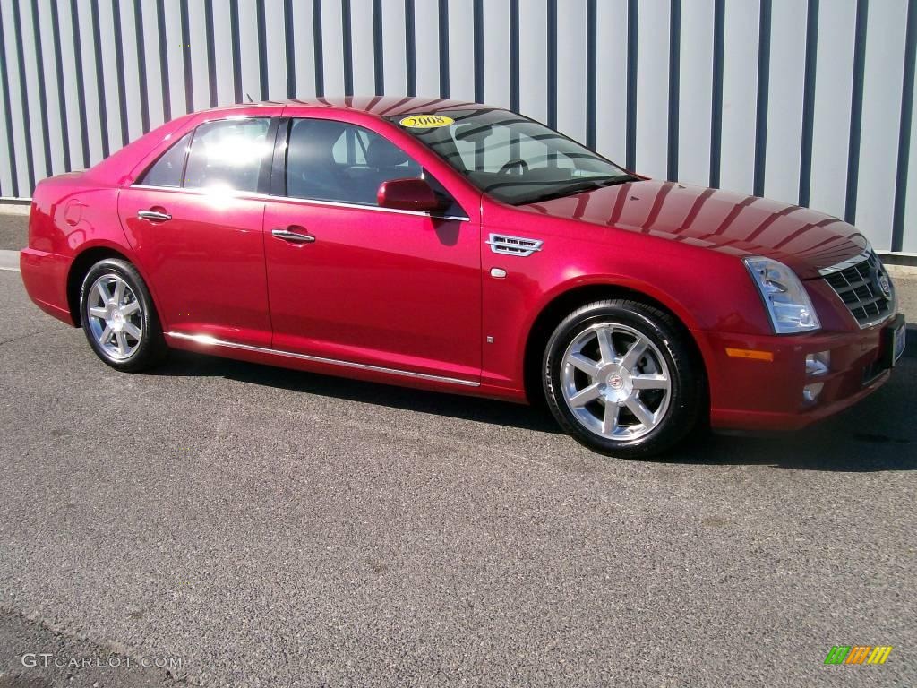 2008 STS V8 - Crystal Red / Light Gray photo #1