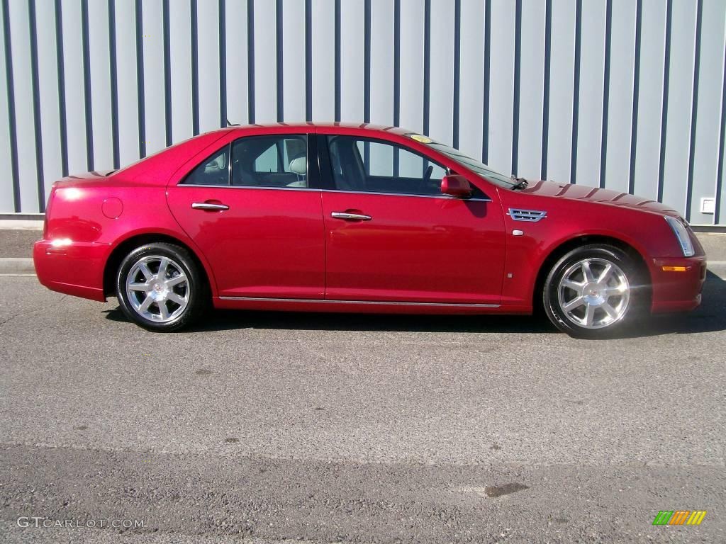 2008 STS V8 - Crystal Red / Light Gray photo #2