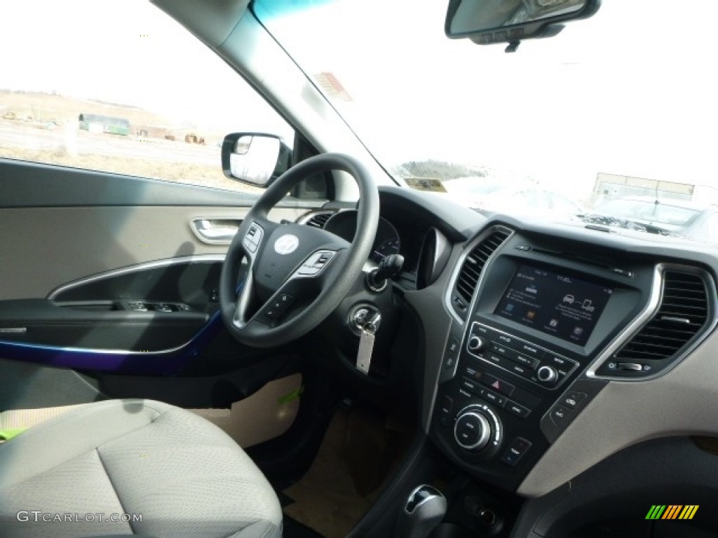 2017 Santa Fe Sport AWD - Mineral Gray / Beige photo #5