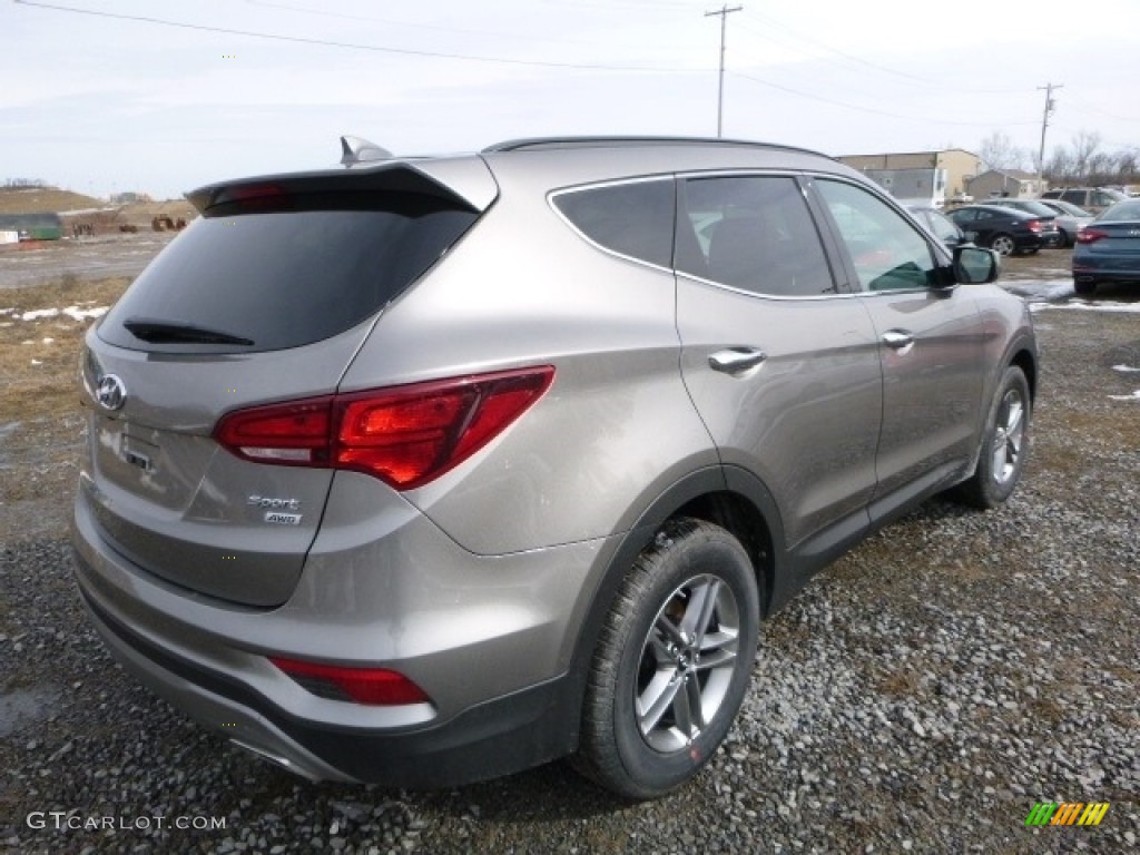 2017 Santa Fe Sport AWD - Mineral Gray / Beige photo #7