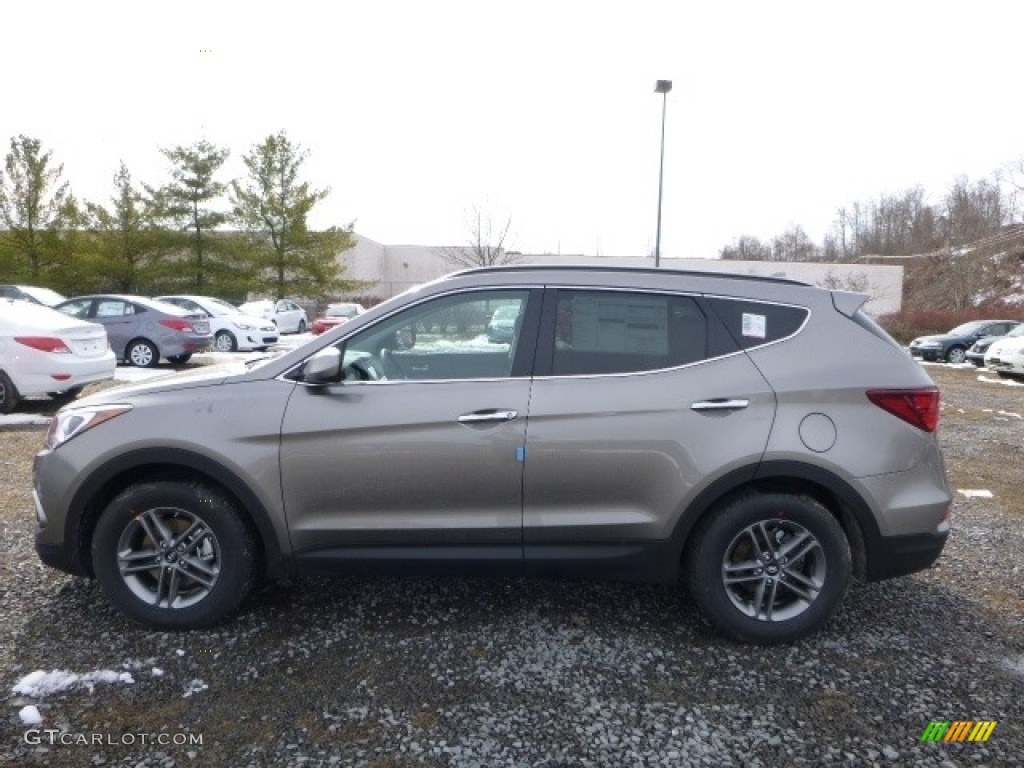 2017 Santa Fe Sport AWD - Mineral Gray / Beige photo #10