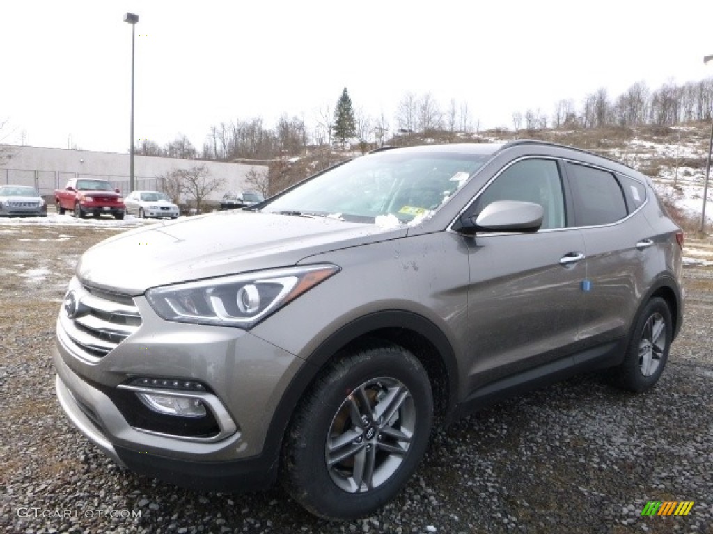 2017 Santa Fe Sport AWD - Mineral Gray / Beige photo #11