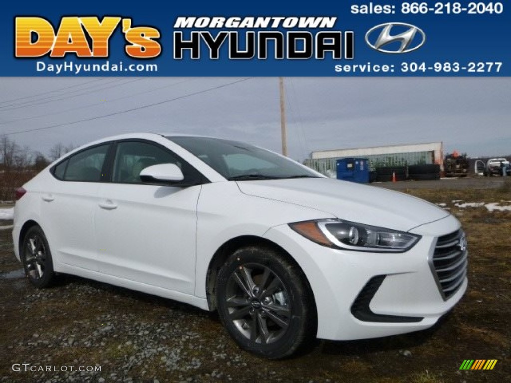 2017 Elantra SE - White / Beige photo #1