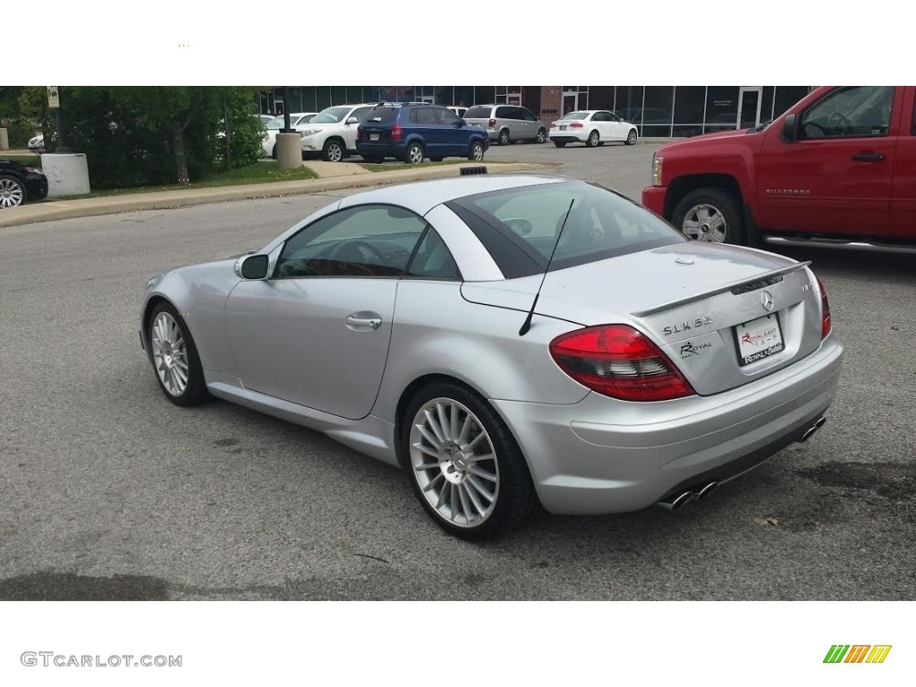 2008 SLK 55 AMG Roadster - Iridium Silver Metallic / Black photo #2