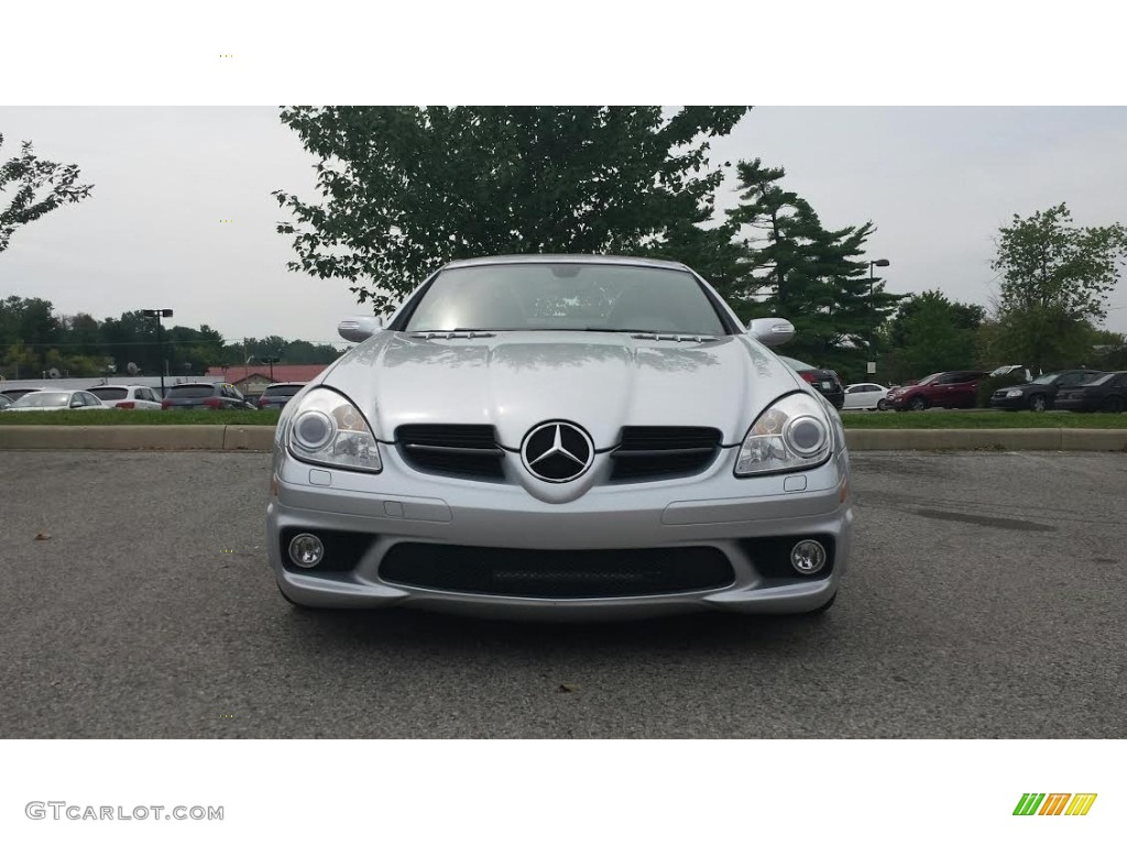 2008 SLK 55 AMG Roadster - Iridium Silver Metallic / Black photo #3