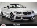 Mineral White Metallic 2015 BMW 2 Series M235i Convertible