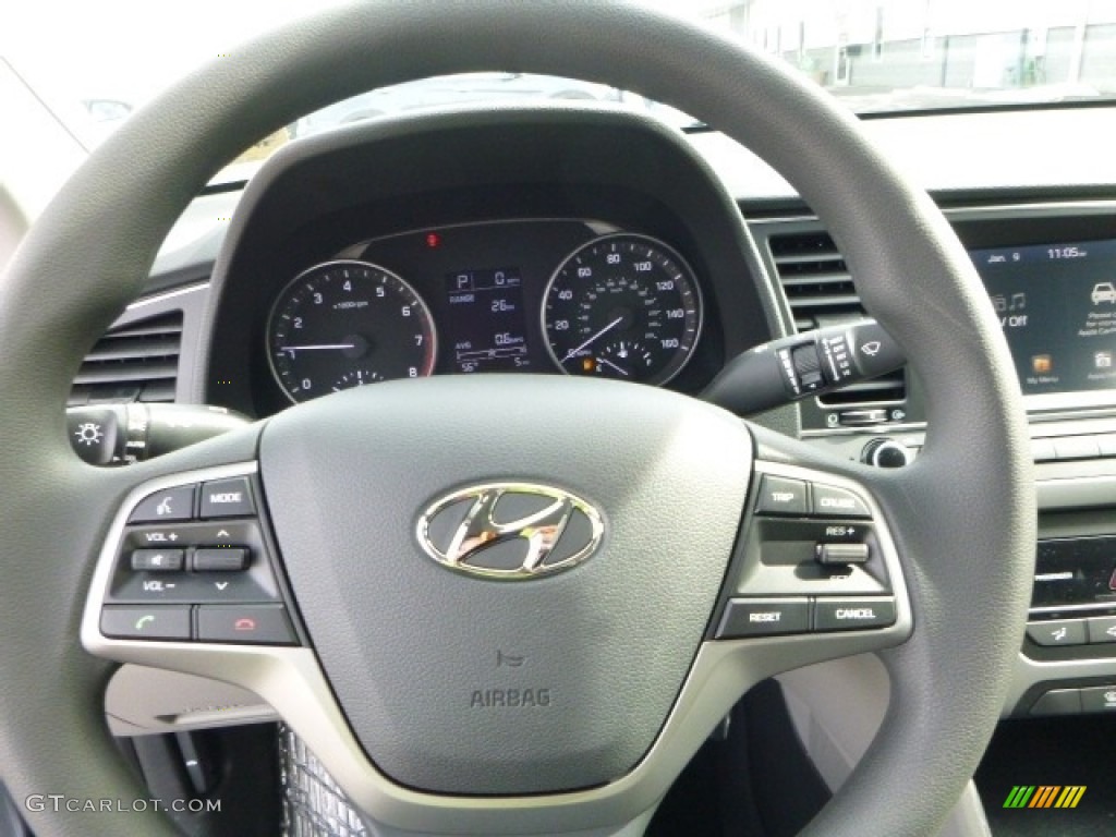 2017 Elantra SE - Gray / Gray photo #19