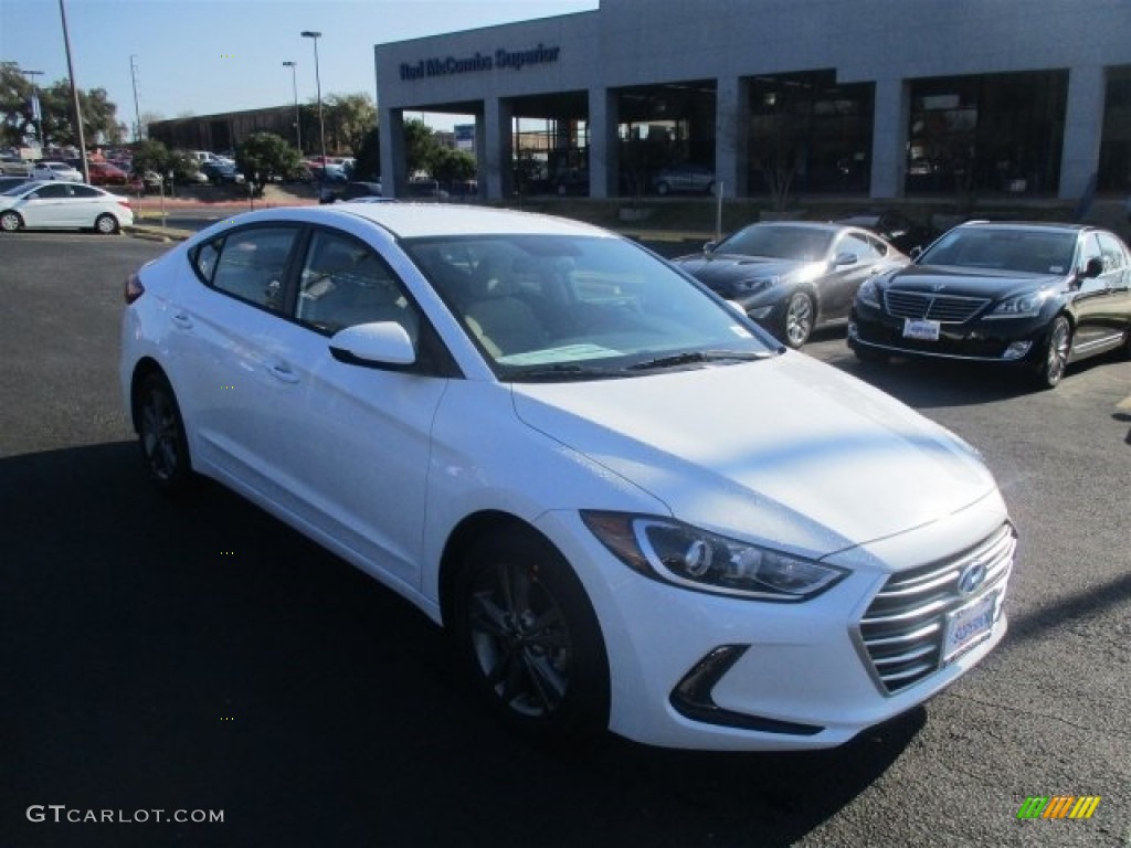 2017 White Hyundai Elantra Se 110944010 Gtcarlot Com