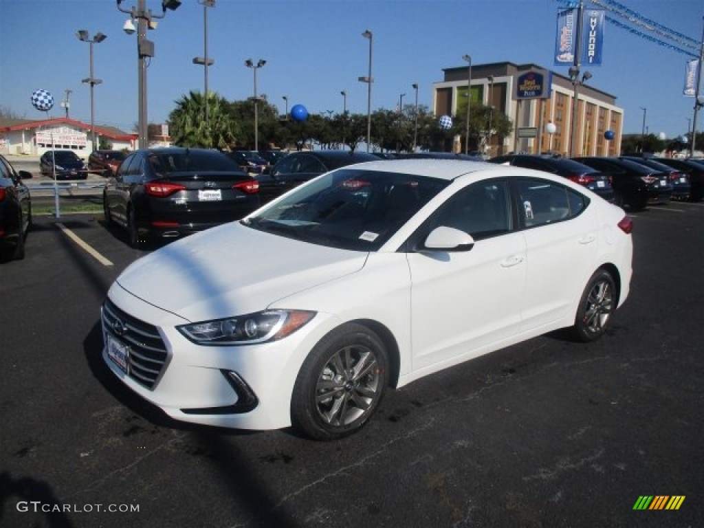 2017 Elantra SE - White / Beige photo #3