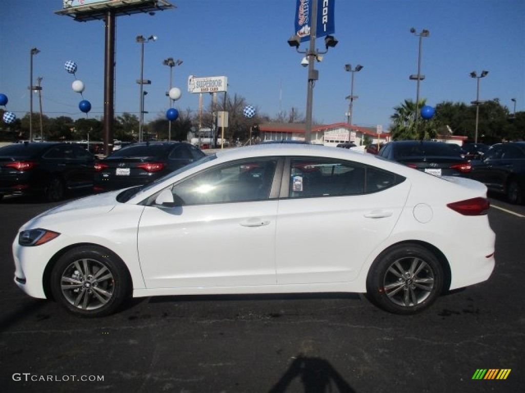 2017 Elantra SE - White / Beige photo #4