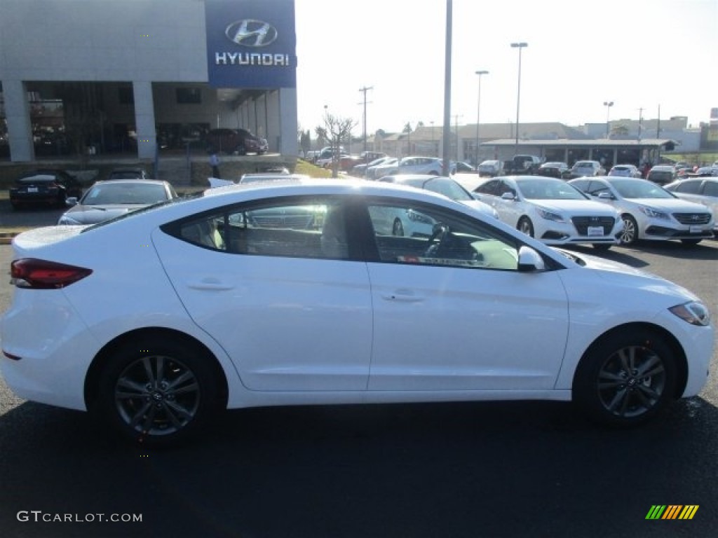 2017 Elantra SE - White / Beige photo #6