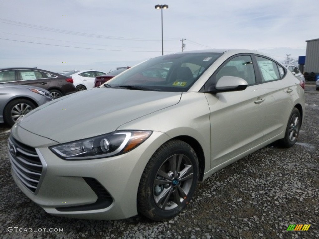 Beige 2017 Hyundai Elantra SE Exterior Photo #110945638