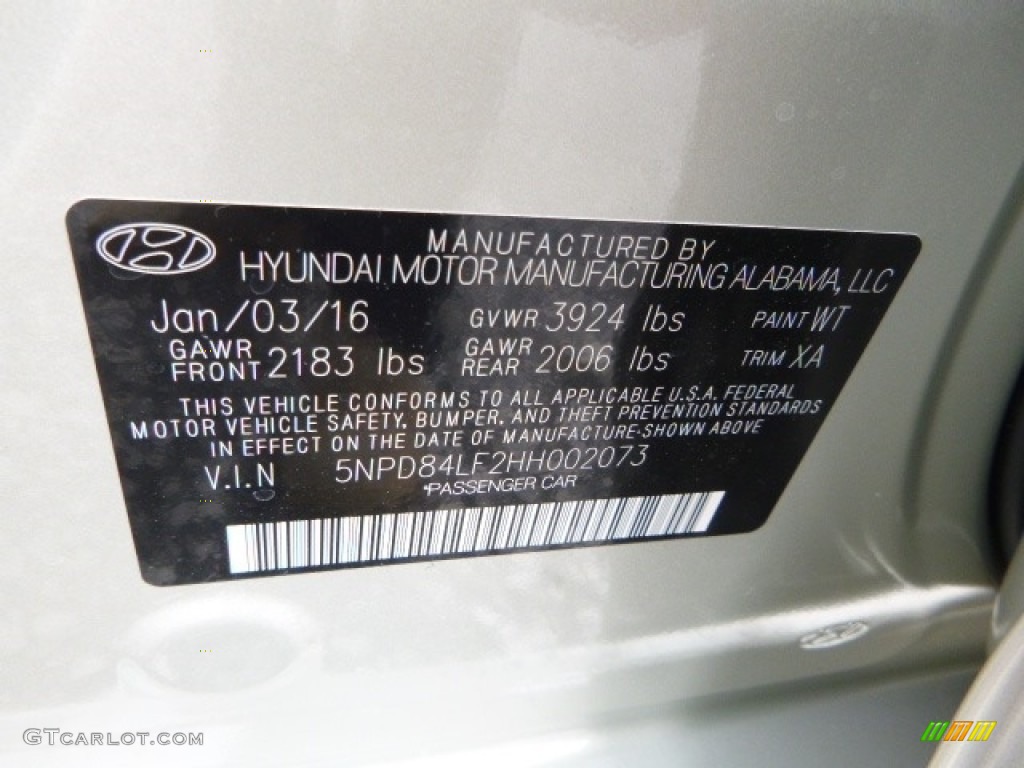 2017 Elantra SE - Beige / Beige photo #15