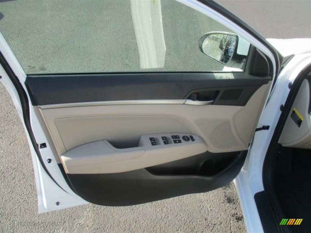 2017 Elantra SE - White / Beige photo #18