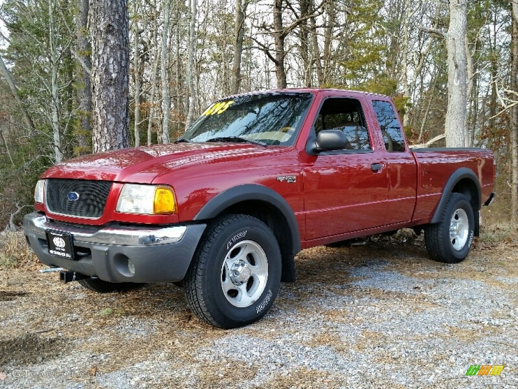 Toreador Red Metallic Ford Ranger