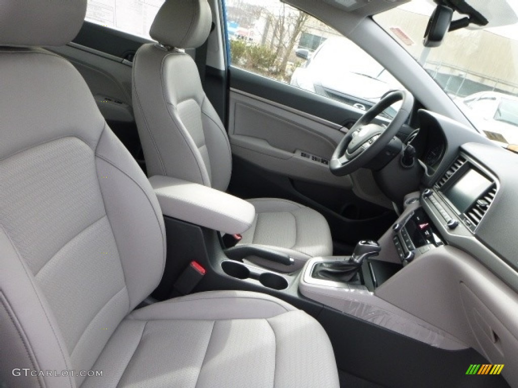 2017 Elantra Limited - Electric Blue / Gray photo #4
