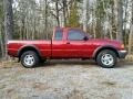 2002 Toreador Red Metallic Ford Ranger XLT SuperCab 4x4  photo #10