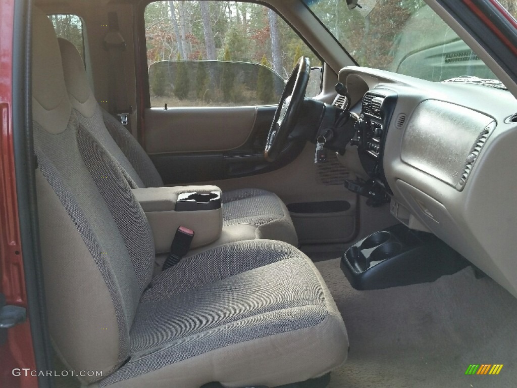 2002 Ranger XLT SuperCab 4x4 - Toreador Red Metallic / Dark Graphite photo #13