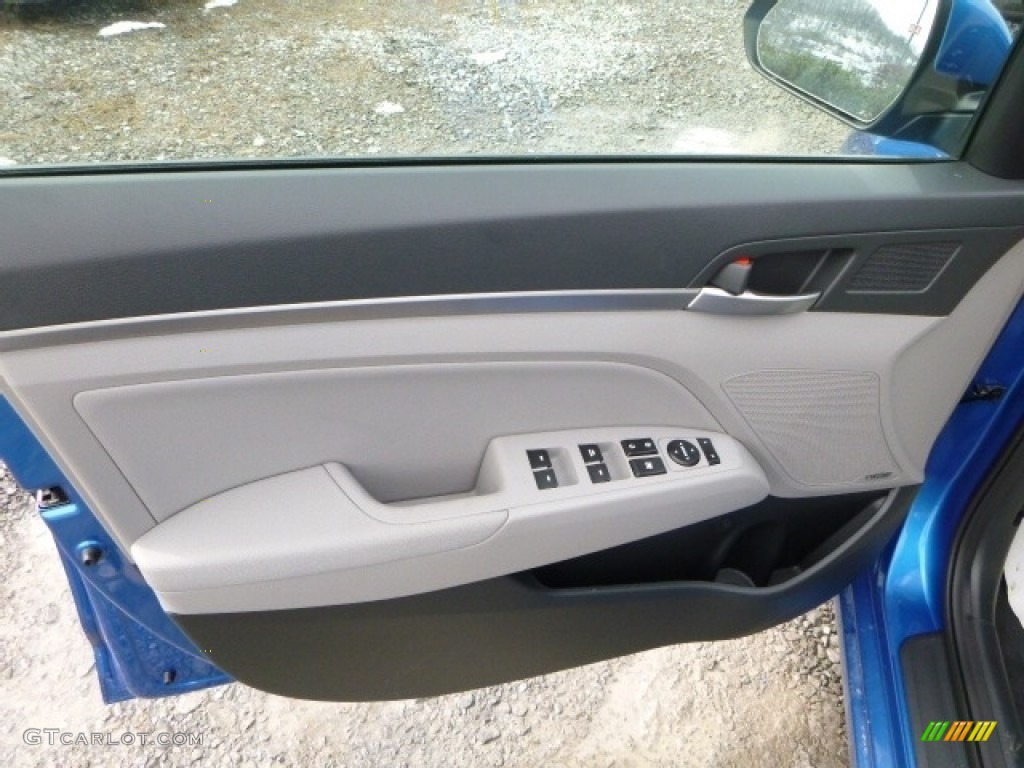 2017 Elantra Limited - Electric Blue / Gray photo #14