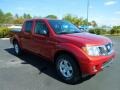 2012 Lava Red Nissan Frontier SV Crew Cab  photo #10