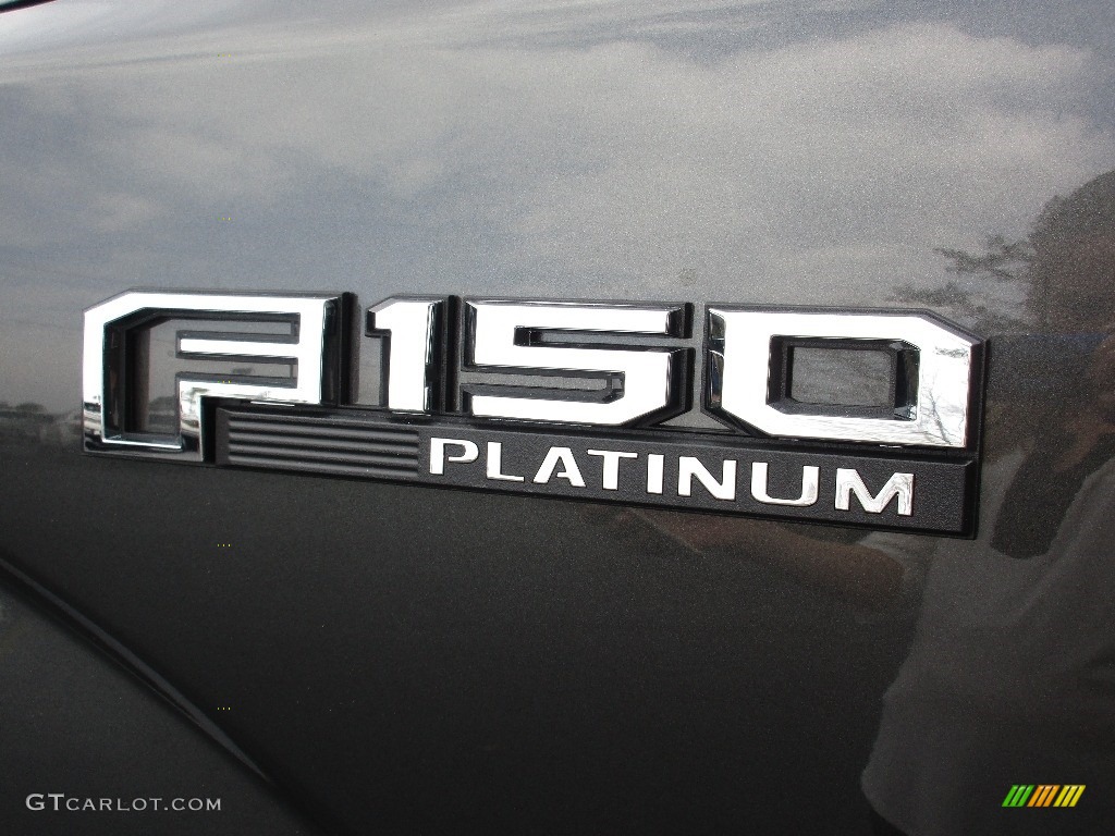 2016 F150 Platinum SuperCrew 4x4 - Magnetic / Platinum Black photo #17