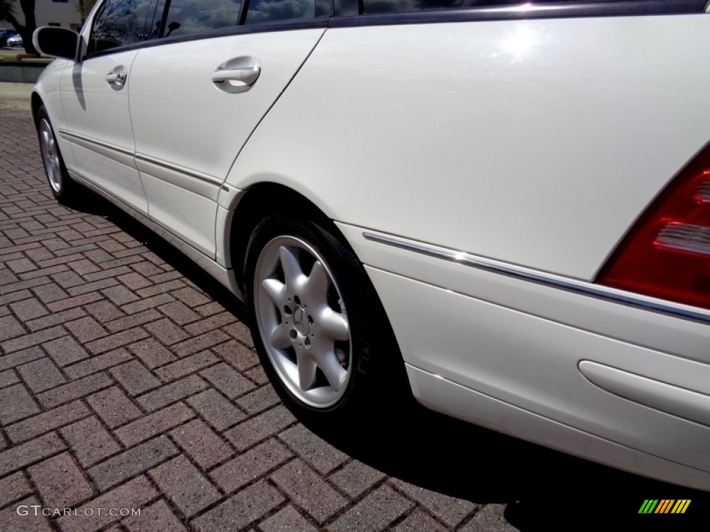 2003 C 240 4Matic Wagon - Alabaster White / Java photo #25
