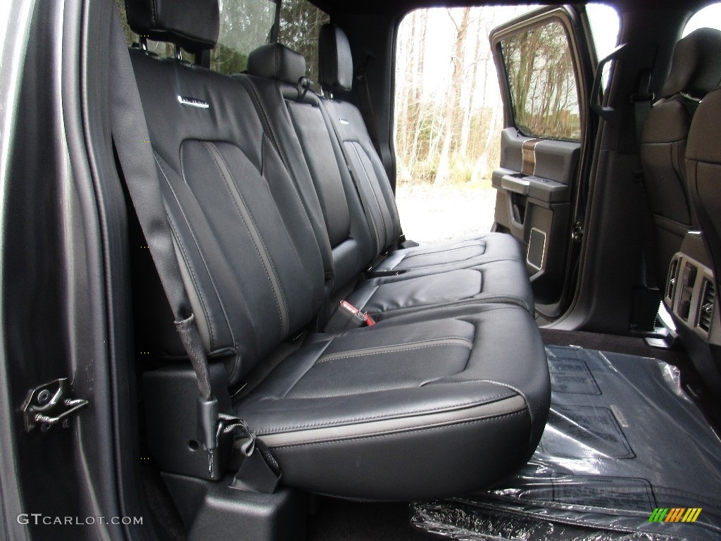 2016 Ford F150 Platinum SuperCrew 4x4 Rear Seat Photo #110947333