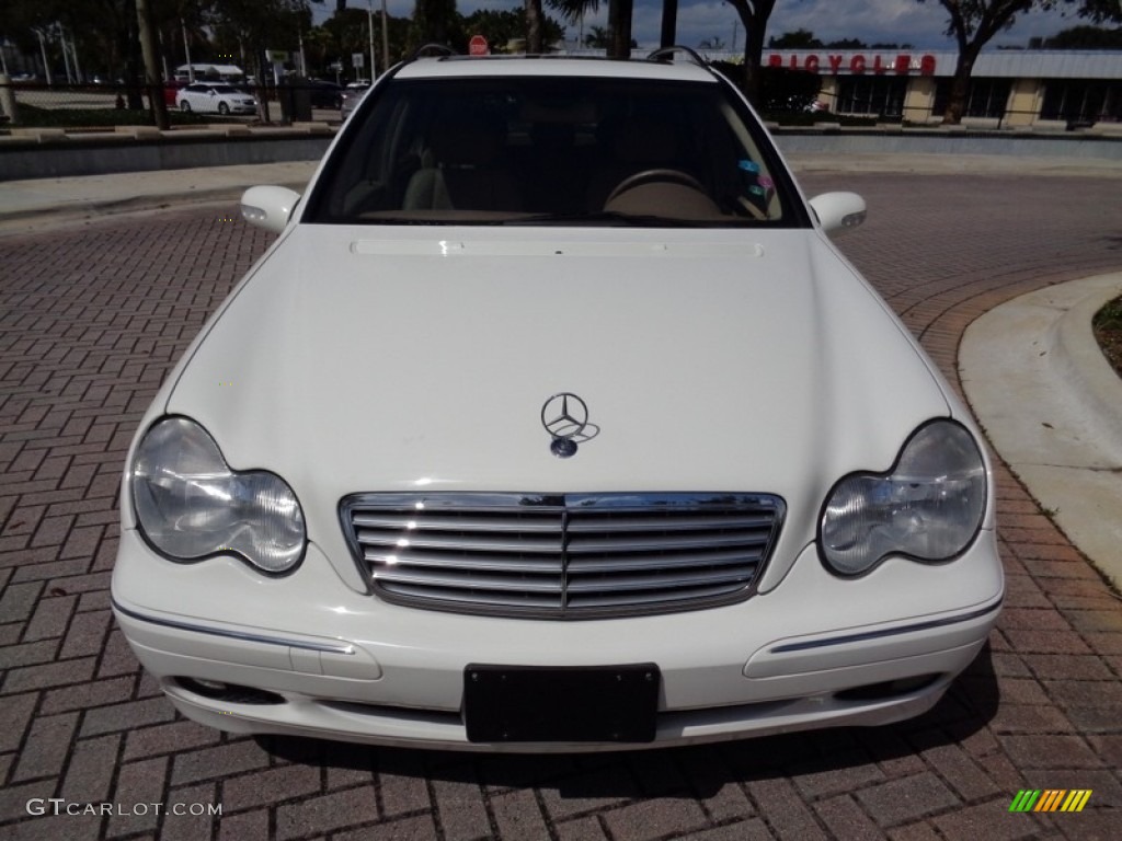 2003 C 240 4Matic Wagon - Alabaster White / Java photo #30