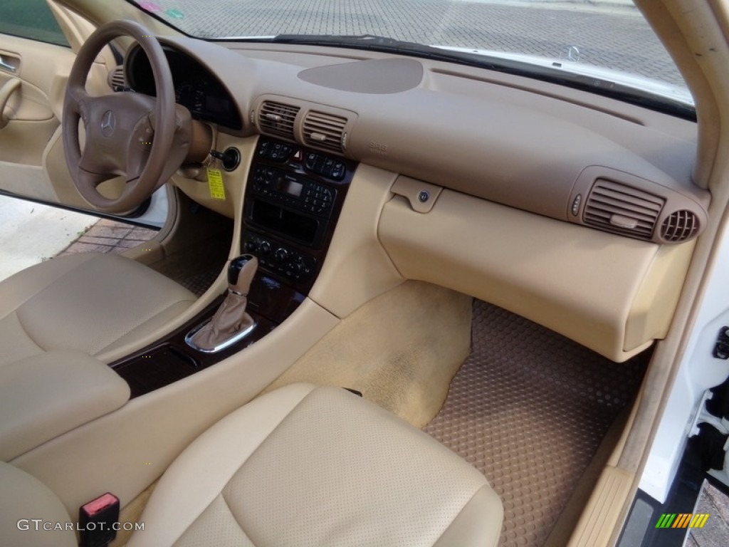 2003 C 240 4Matic Wagon - Alabaster White / Java photo #31