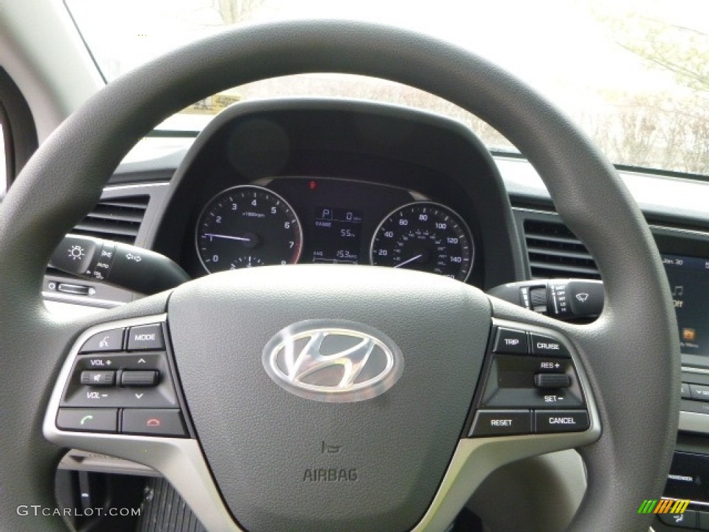 2017 Elantra SE - Gray / Gray photo #19