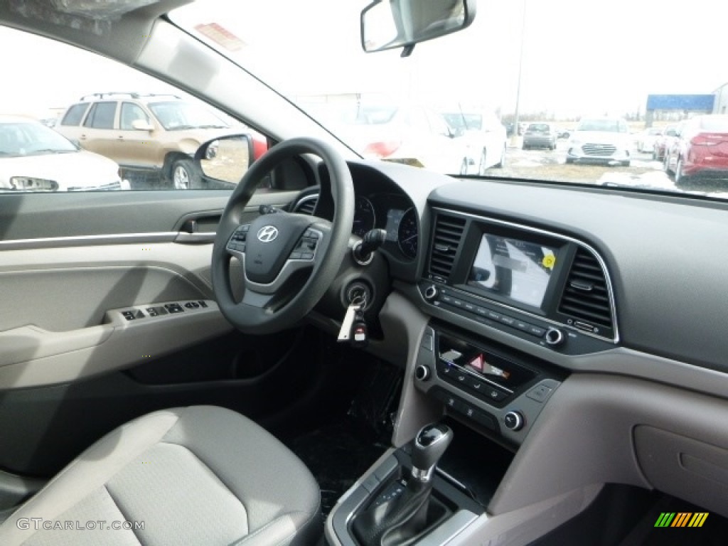 2017 Elantra SE - Red / Gray photo #4