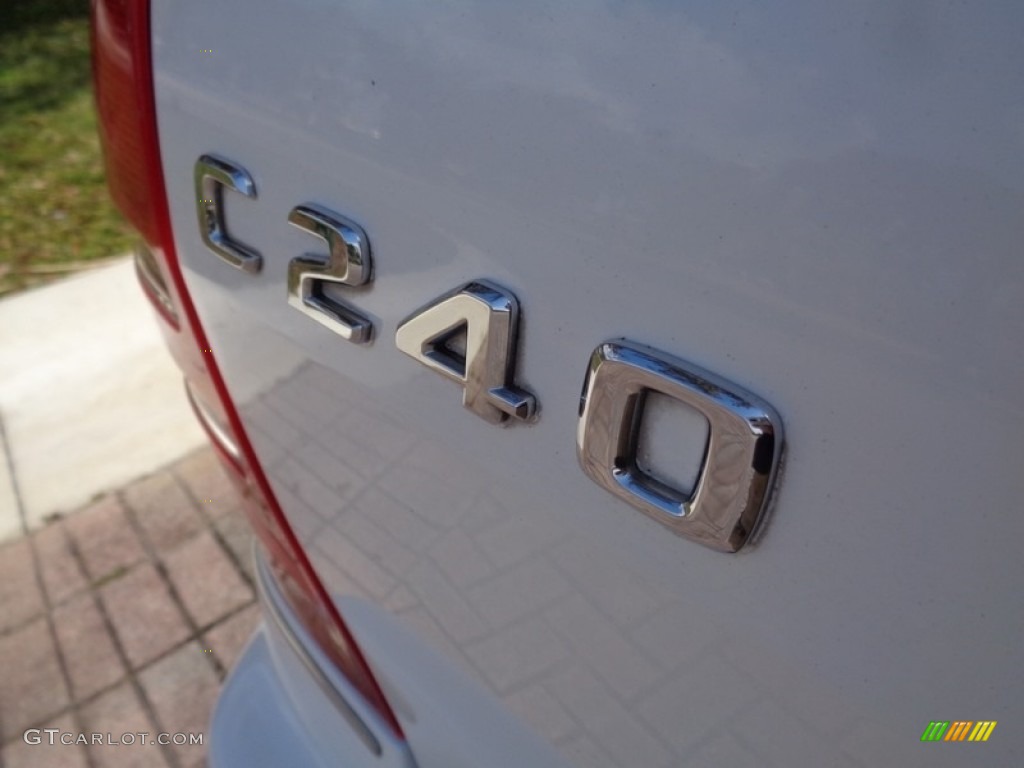 2003 C 240 4Matic Wagon - Alabaster White / Java photo #39