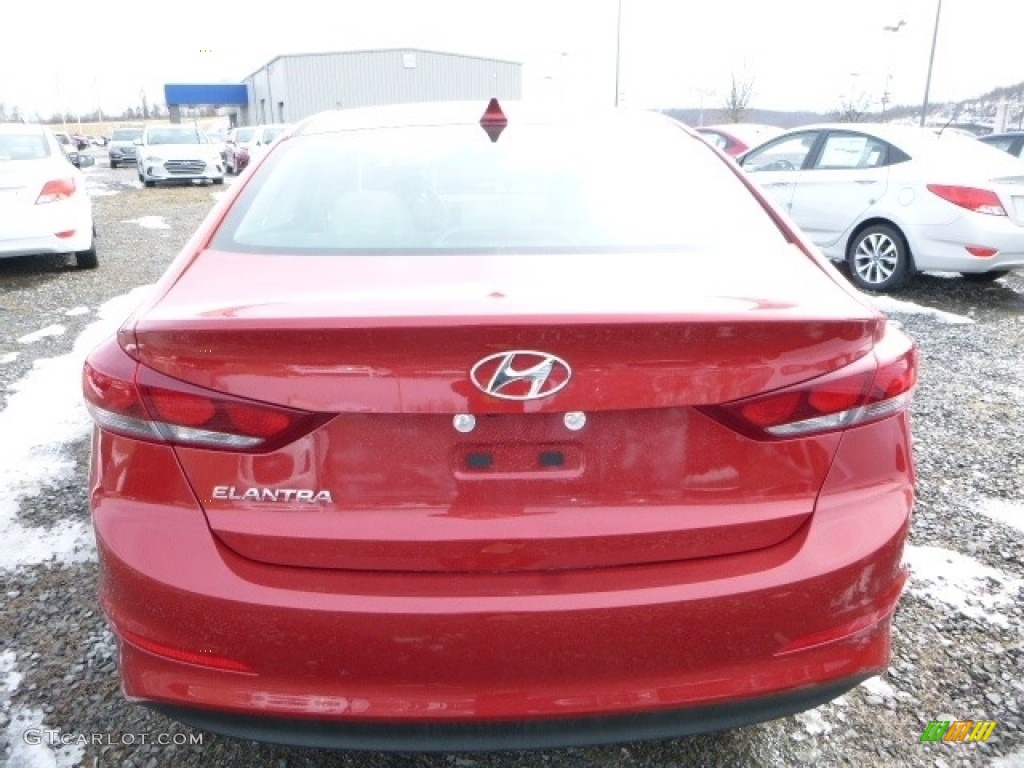 2017 Elantra SE - Red / Gray photo #7