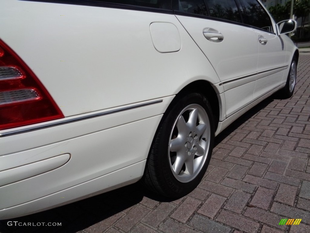 2003 C 240 4Matic Wagon - Alabaster White / Java photo #41