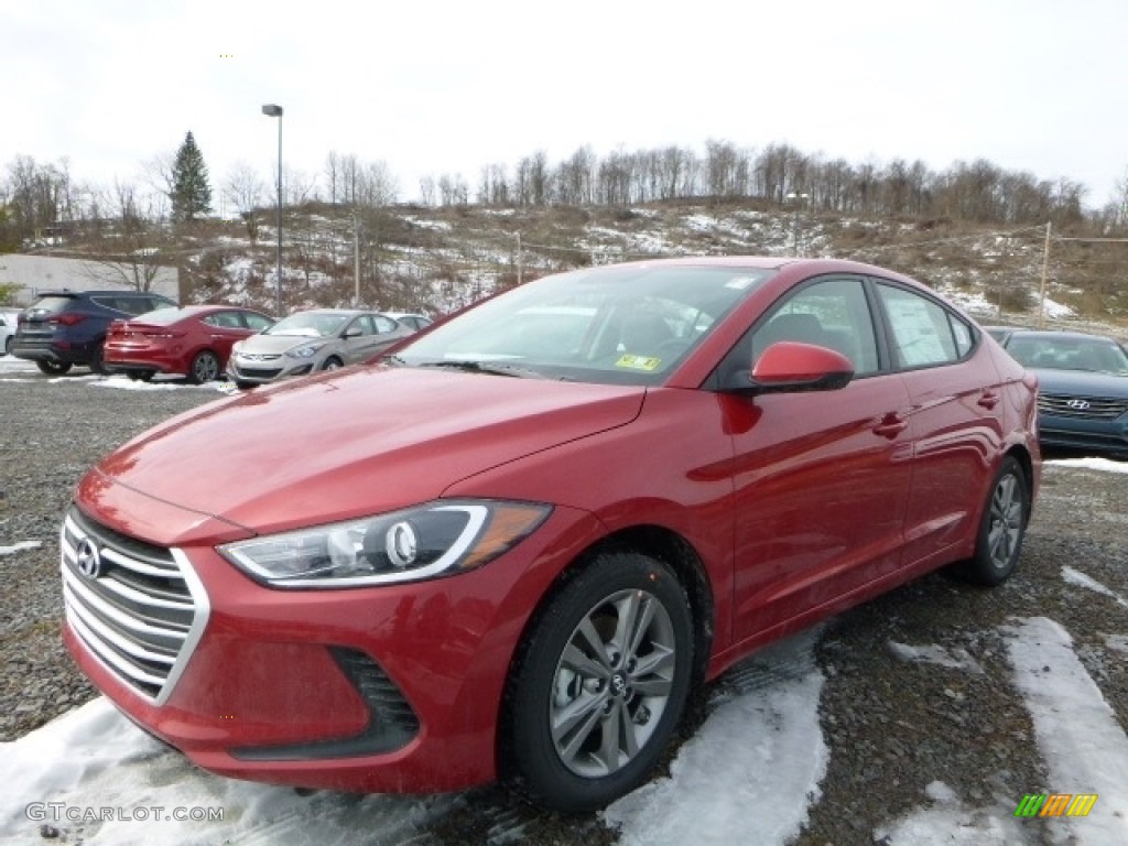 2017 Elantra SE - Red / Gray photo #10