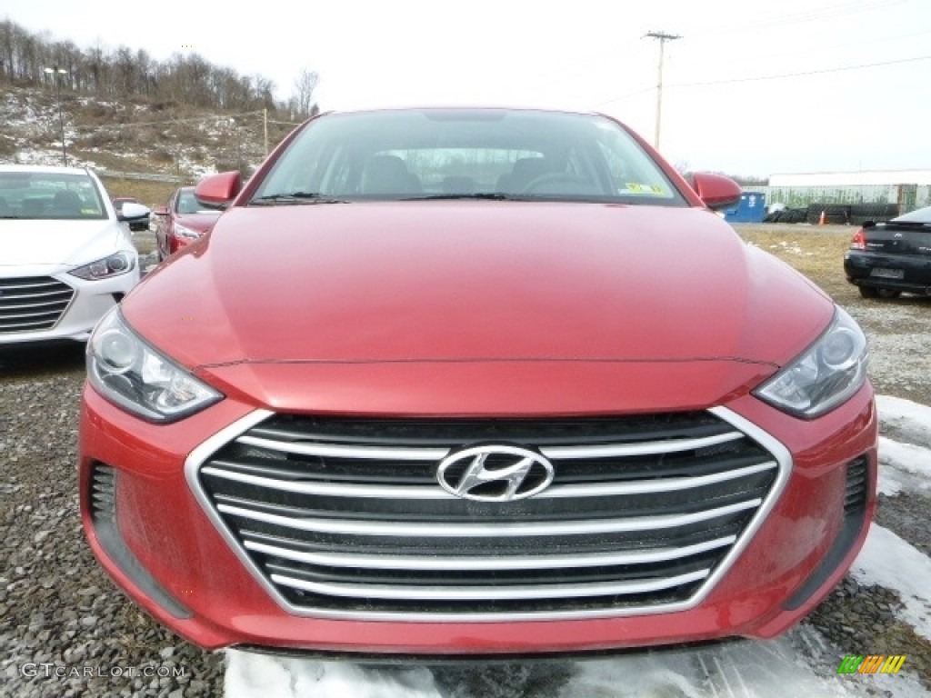 2017 Elantra SE - Red / Gray photo #11