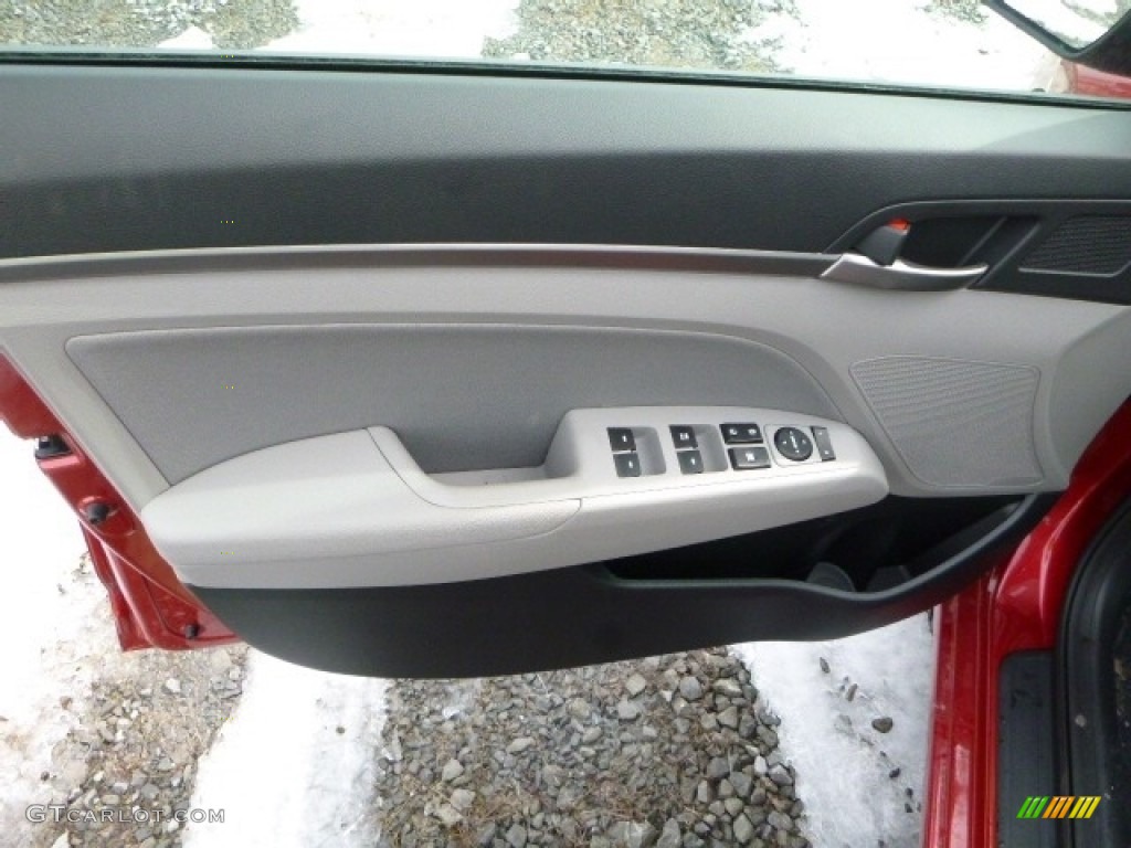 2017 Elantra SE - Red / Gray photo #12
