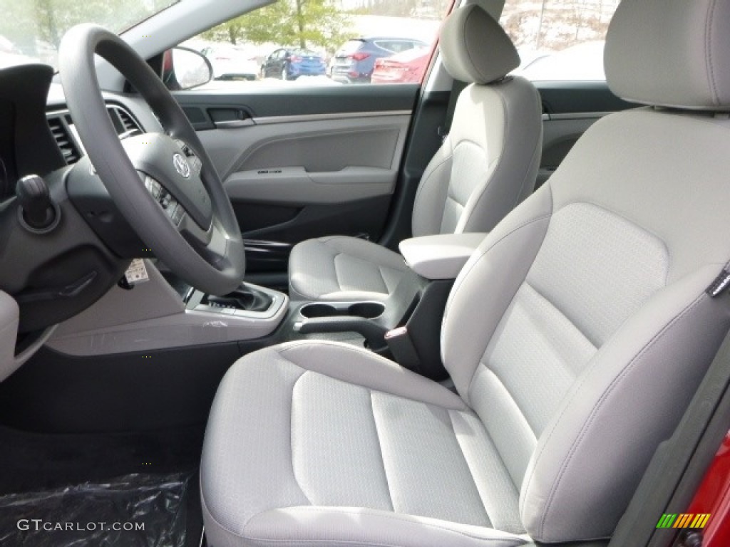 2017 Elantra SE - Red / Gray photo #13