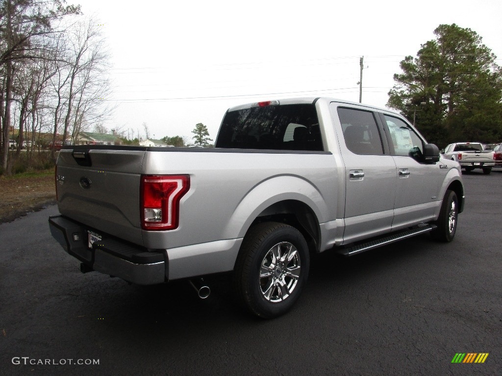 2016 F150 XLT SuperCrew - Ingot Silver / Medium Earth Gray photo #3