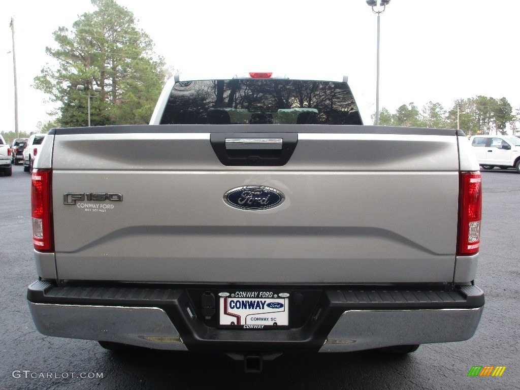 2016 F150 XLT SuperCrew - Ingot Silver / Medium Earth Gray photo #4