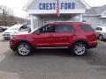 2016 Ruby Red Metallic Tri-Coat Ford Explorer XLT 4WD  photo #4