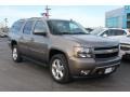 2012 Mocha Steel Metallic Chevrolet Suburban LT 4x4  photo #2