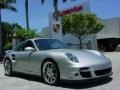 2007 Arctic Silver Metallic Porsche 911 Turbo Coupe  photo #1