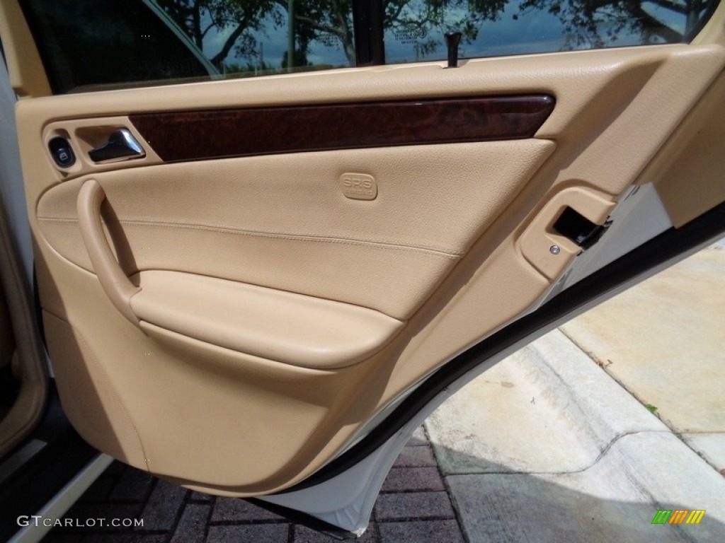 2003 C 240 4Matic Wagon - Alabaster White / Java photo #75